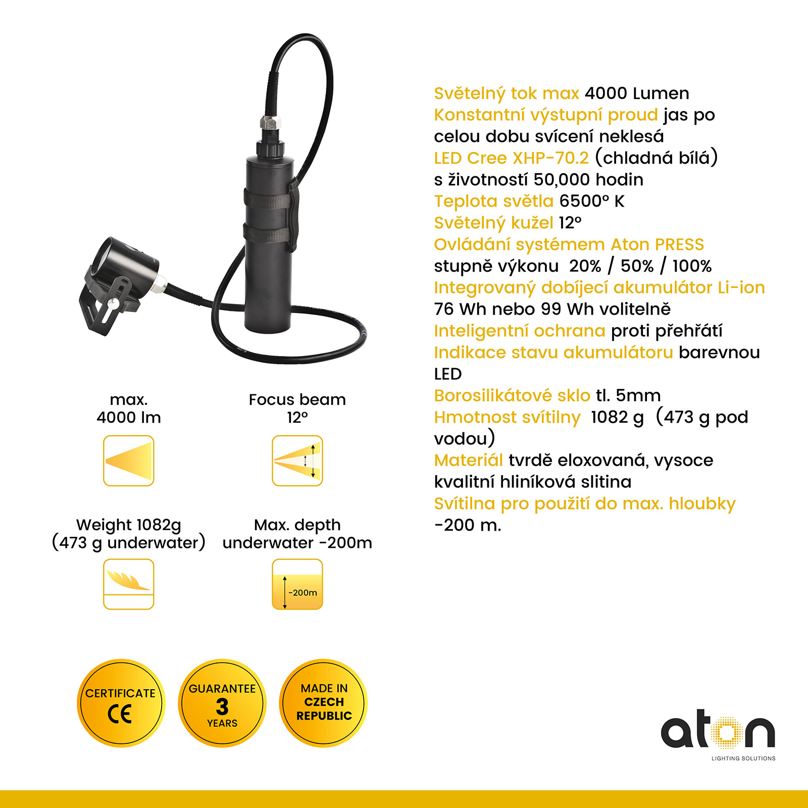 Aton Tech corded, Standard Battery-pack - Image 7